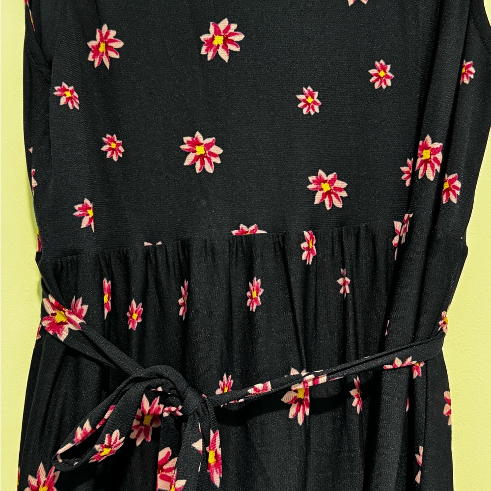 Style & Co. Navy and Pink Floral Maxi Dress - Picture 7 of 9